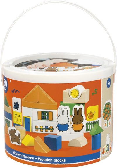 Toys Bambolino Blockton Wood Miffy, 50dlg.