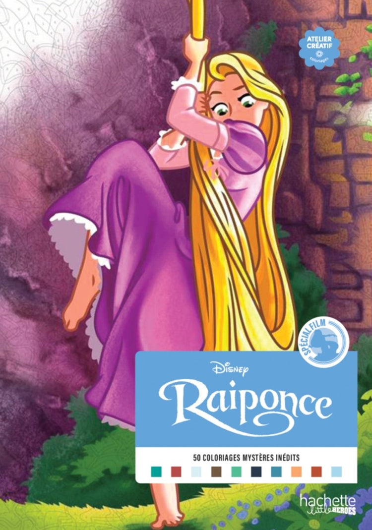 Hachette atelier créatif disney spécial film coloriages mystères spécial film - raiponce