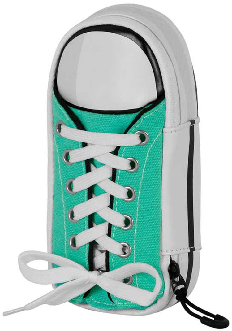 Charactermania - oh mon papa ! - trousse à dessin baskets menthe - trousse à crayons - trousse à stylos - turquoise - vert