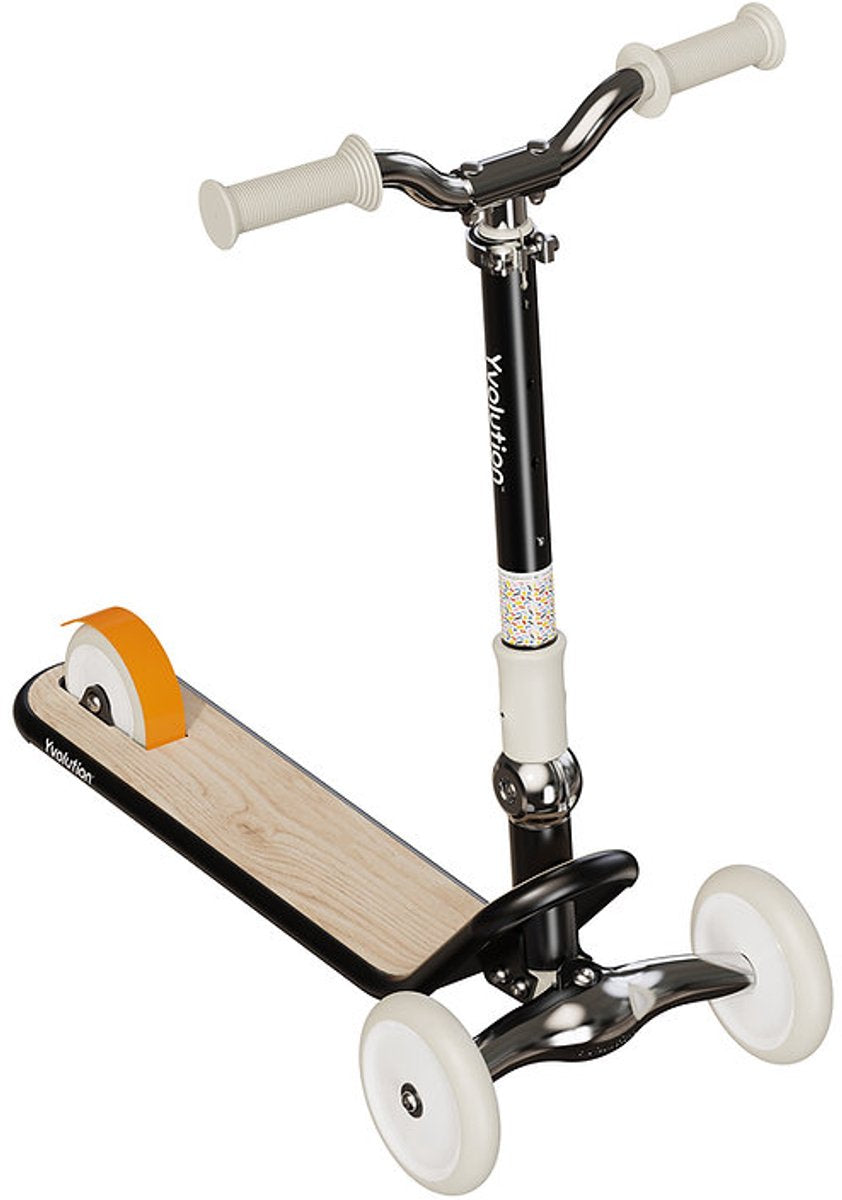 Yvolution - trottinette classique planeur – bleu – pliable et réglable
