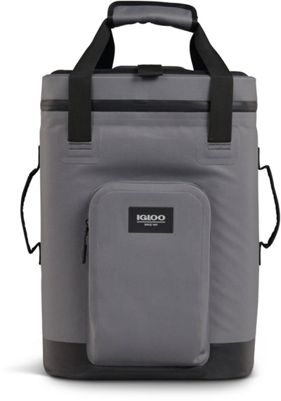 Igloo - sac à dos trailmate 24 - sac à dos rafraîchissant pour l'extérieur et une utilisation quotidienne - 24 canettes - gris