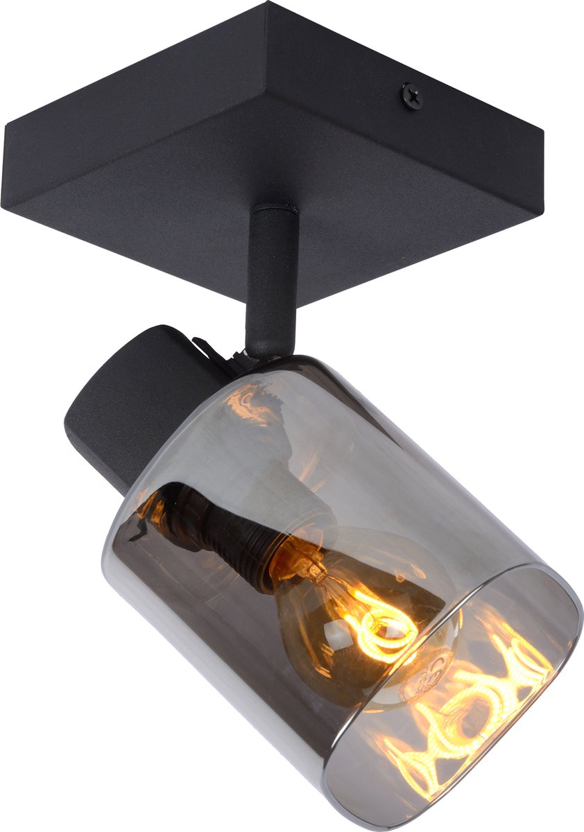 Lucide alion - spot de plafond (plafonnier) - 1xe14 - noir