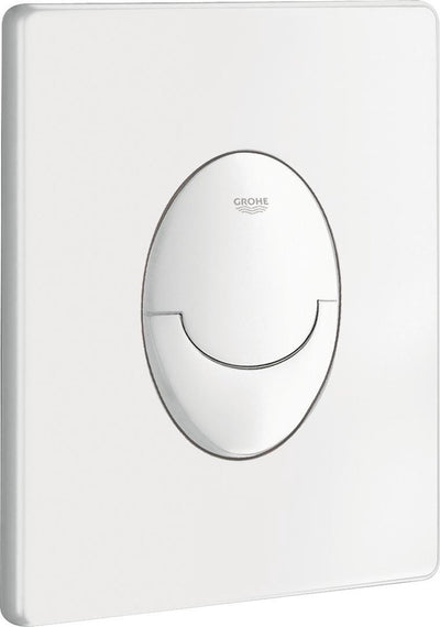 Plaque de commande d'air Grohe skate montage vertical blanc alpin