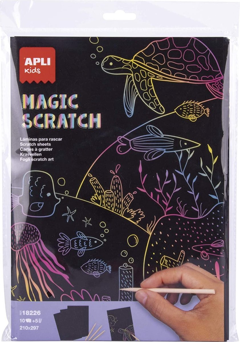 Bloc-notes magique Apli pour enfants