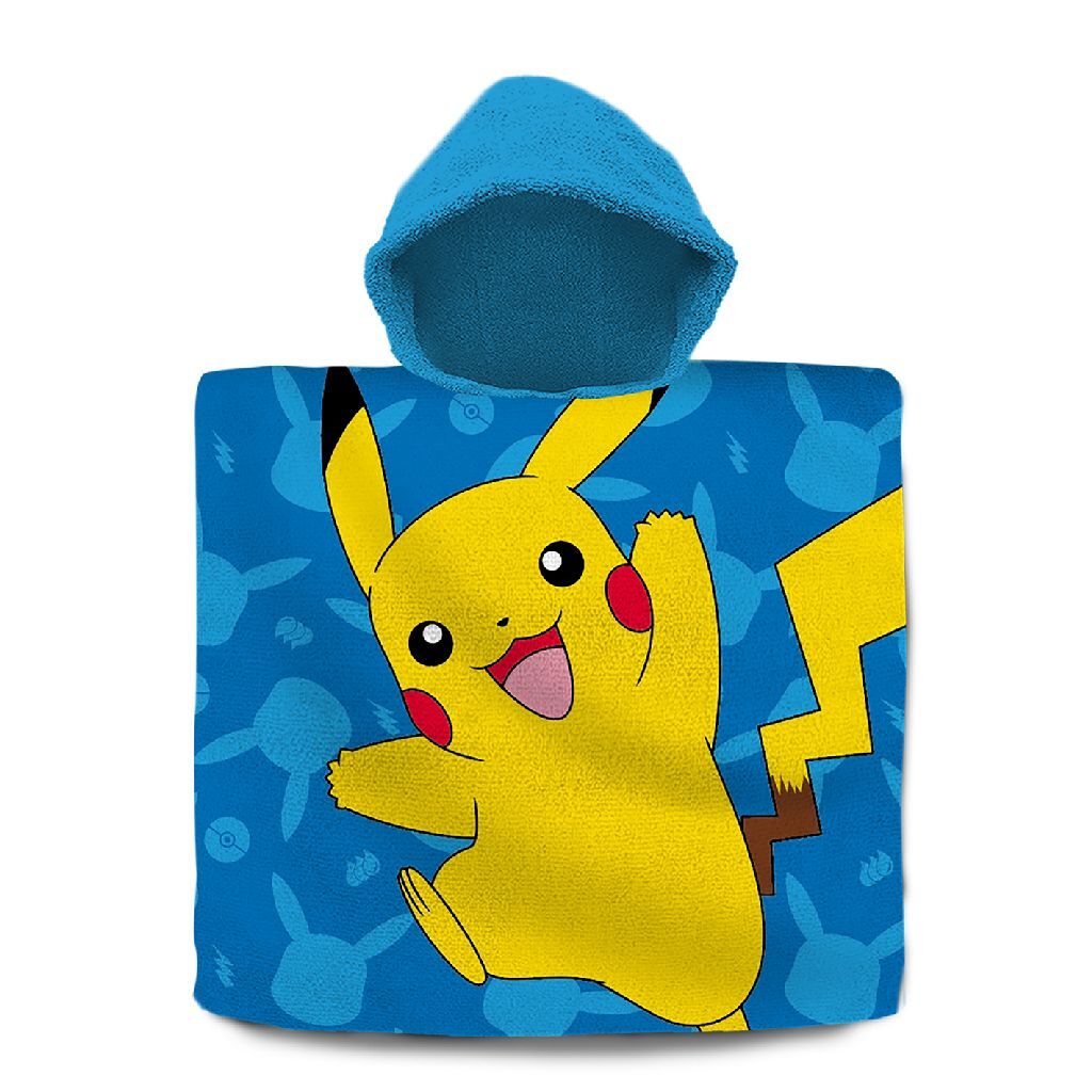 Pokémon Pokémon Badponcho 60x120 cm jaune bleu