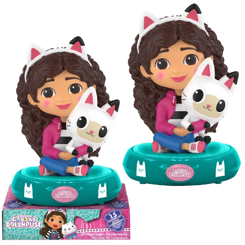 Gabby's Dollhouse Gabby #039;s Dollhouse Lampe de nuit LED 3D 25 cm