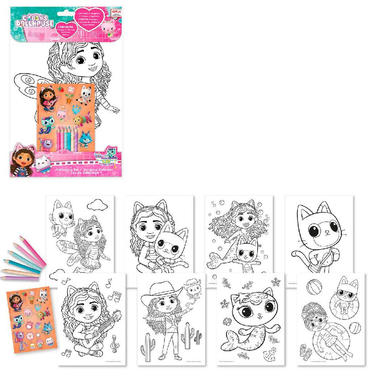 Maison de poupée de Gabby Ensemble de coloriage pour maison de poupée de Gabby #039;