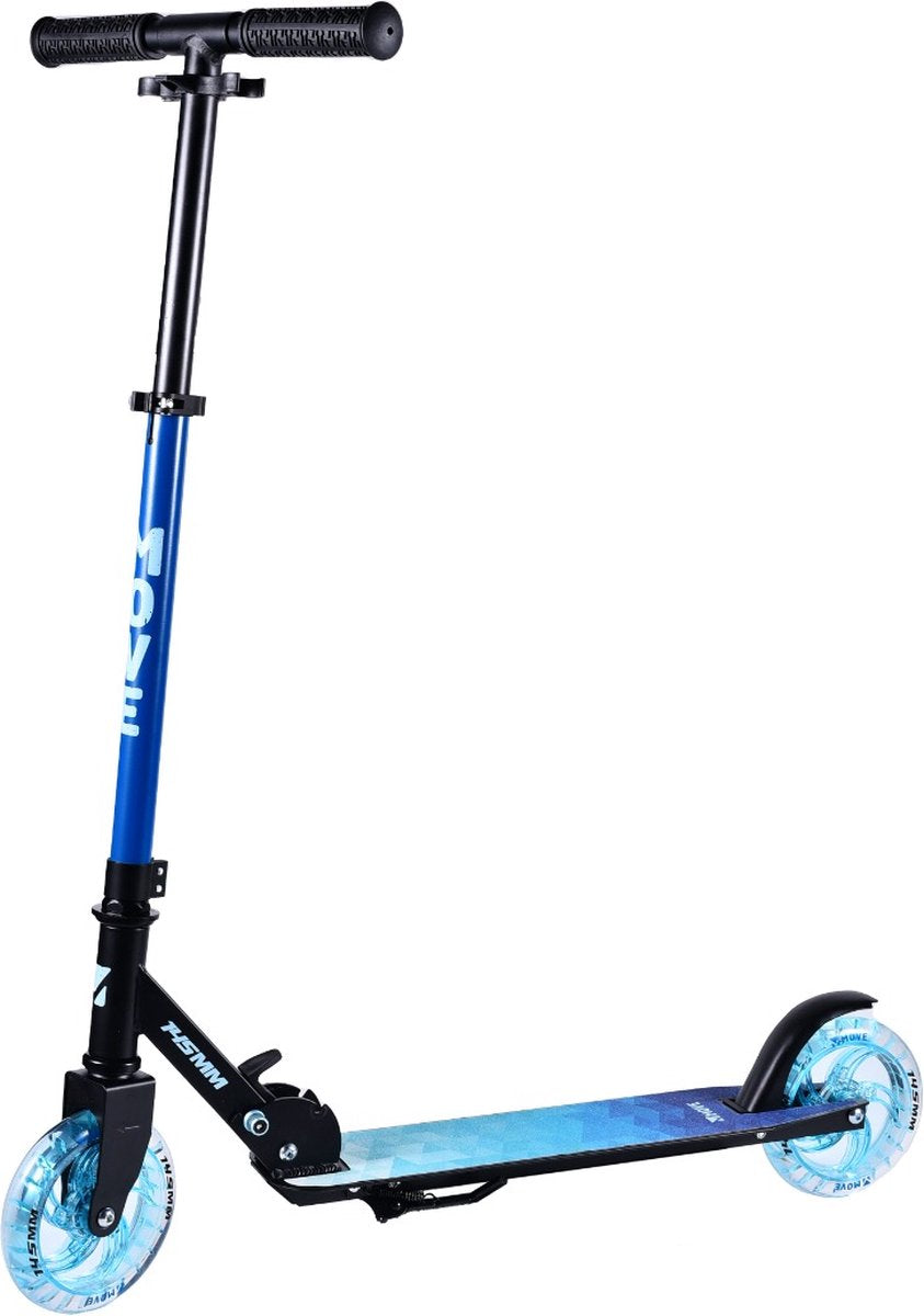 Step scooter 145 LED bleu ciel pliable