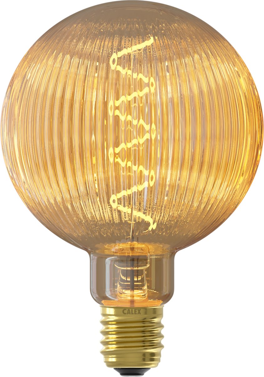 Lampe LED Calex pulse nantes - e27 - source de lumière à filament - lumière blanc chaud - ambre
