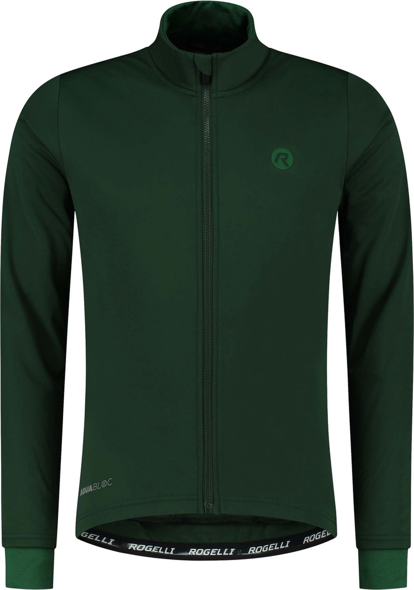 Rogelli veste de cyclisme essentielle hiver hommes - vert armée - s