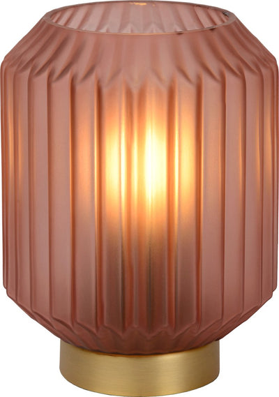 Lucide sueno - lampe de table - ø 13 cm - 1xe14 - rose