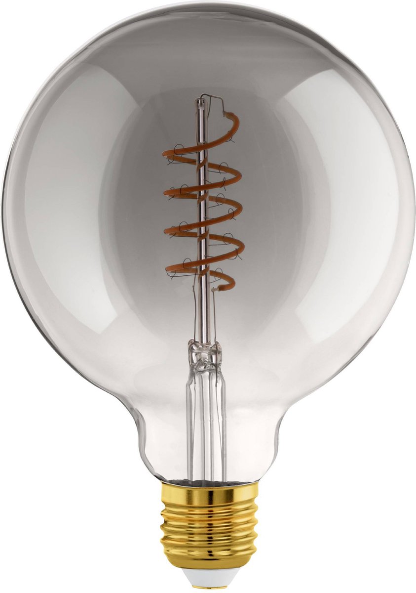 Lampe LED Eglo - E27 - ø 12,5 cm - G125 - fumée - 2000k - dimmable