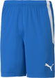 Puma teamliga shorts pantalon de sport pour hommes - limonade bleu électrique - blanc