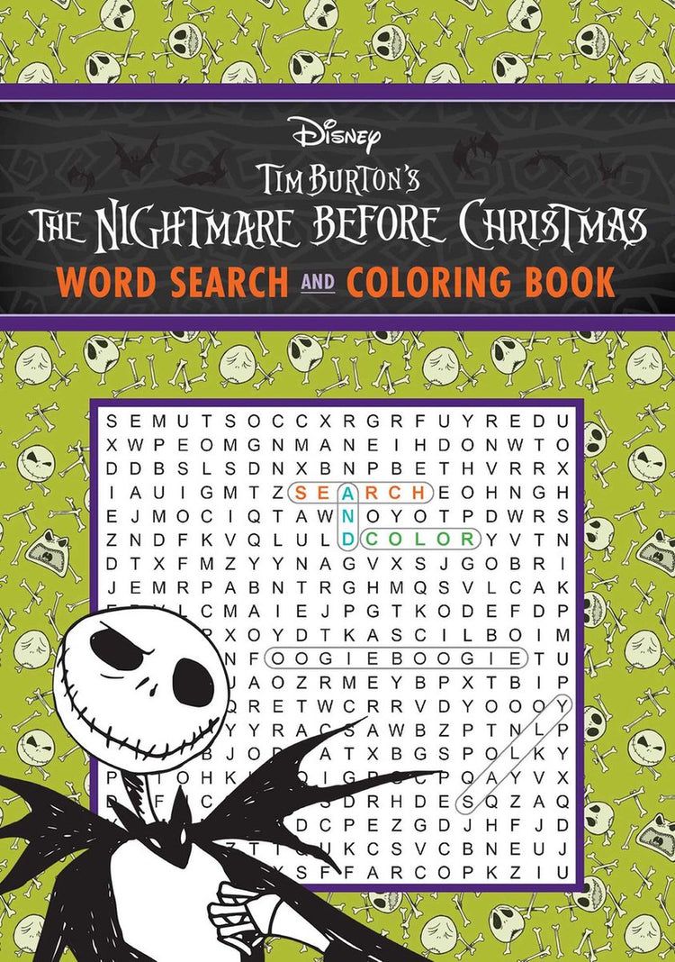 Isbn le cauchemar avant Noël recherche de mots et livre de coloriage