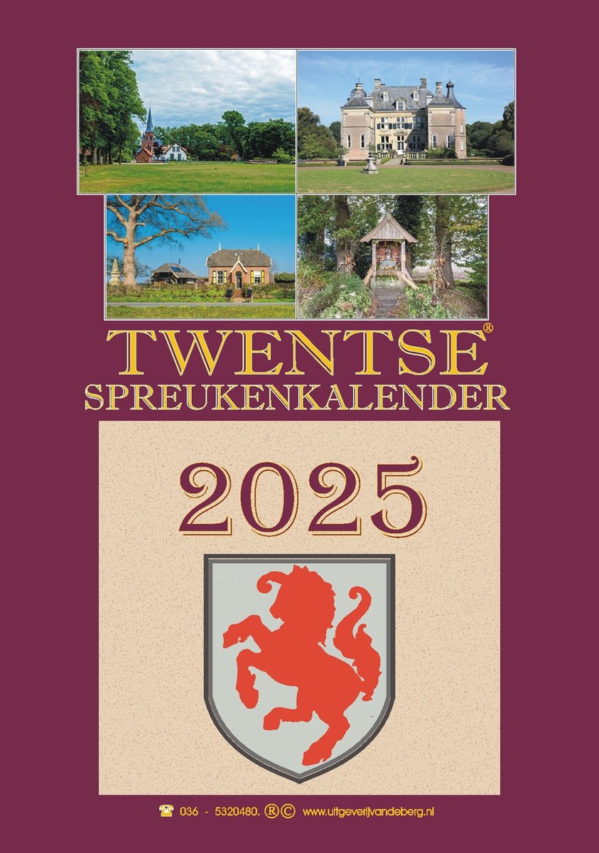 Calendrier de sorts twentse sans marque sans marque 2025