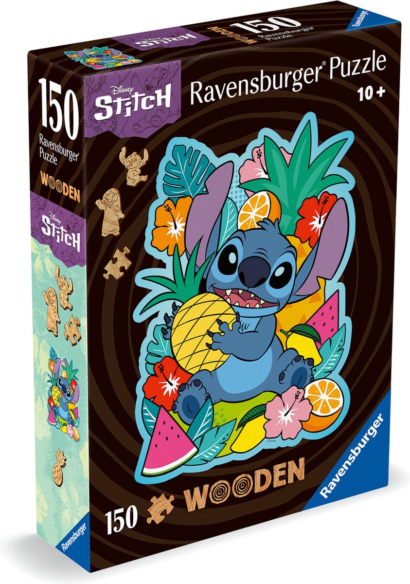 Ravensburger en bois Puzzw Puzzle Stitch, 150e.