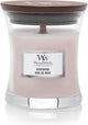 Mini bougie bougie parfumée Woodwick - bois de rose - 20 heures de combustion - 85gr - 8 cm ø 7 cm