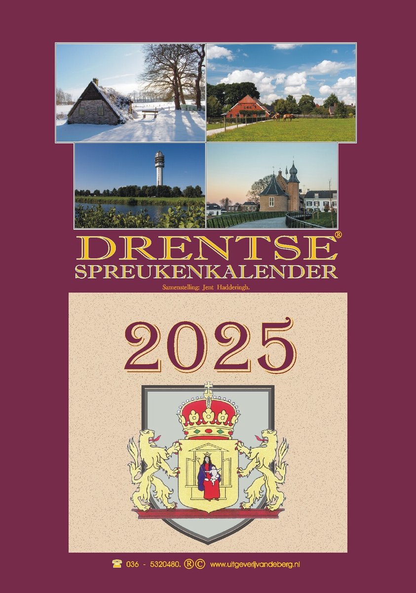 Calendrier des sorts Drentse sans marque sans marque 2025