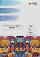 Bloc à dessin aquarelle Carioca plus - papier aquarelle a4 - 20 feuilles - 300 g m² - adapté à l'aquarelle, aux crayons aquarellables, à l'encre et à la gouache