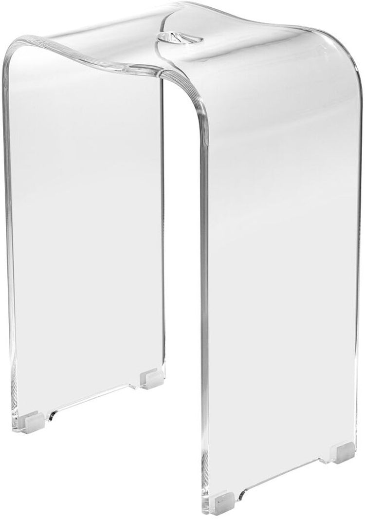 Sealskin - tabouret de douche transparent - tabouret de salle de bain en acrylique antidérapant - multifonctionnel