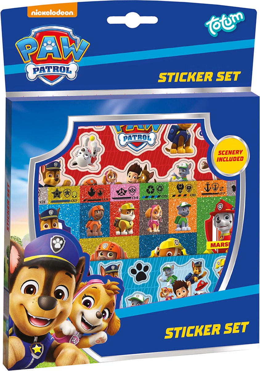 Ensemble d'autocollants de patrouille Tottum Paw