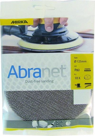Disques abrasifs écologiques Mirka abranet 125mm *petit paquet* - p180