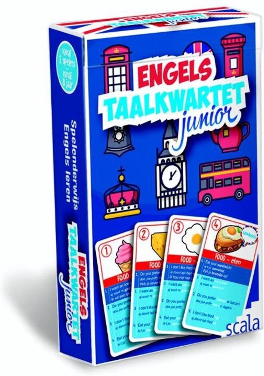 Scala plus amusant d'apprendre l'anglais en quatuor junior