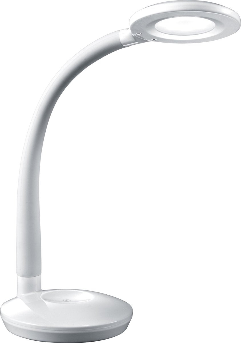 Rl live your light reality cobra - lampe de table - lampe de bureau - blanc - incl. 1x SMD 3,5 W - on off touch - variateur à capteur - flexible