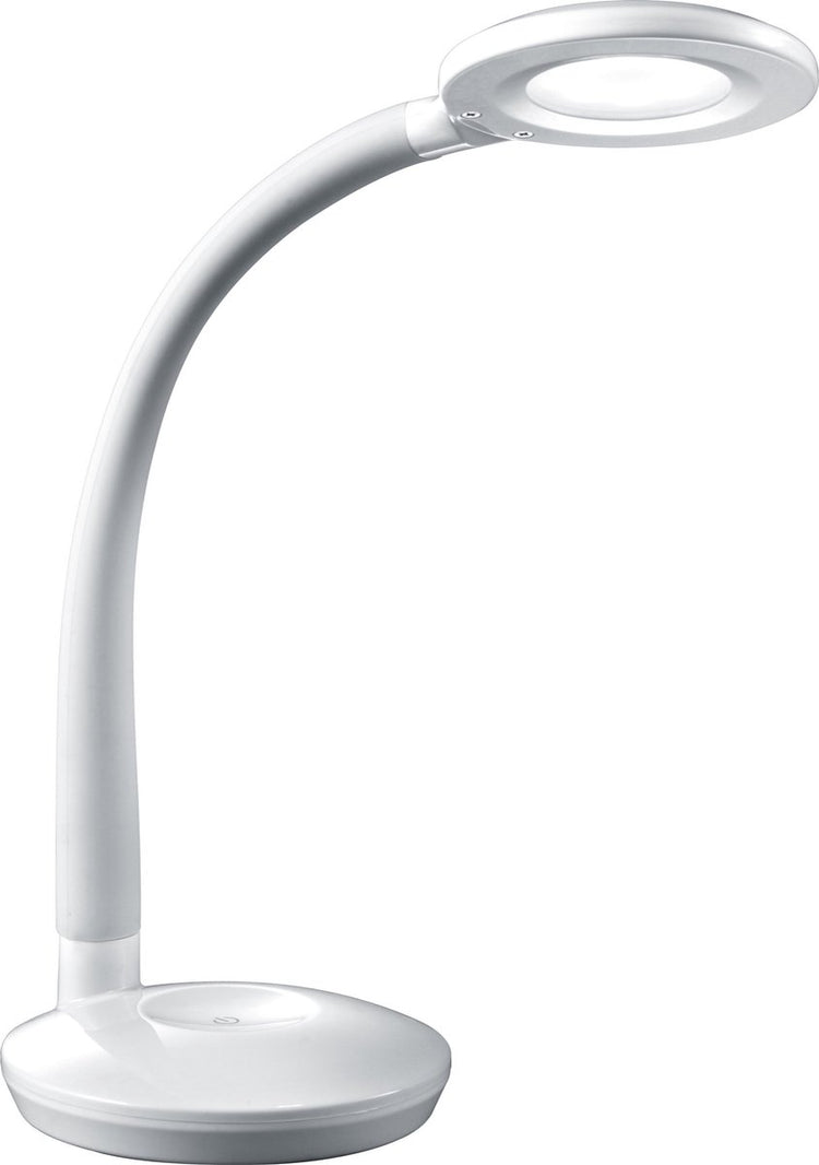 Rl live your light reality cobra - lampe de table - lampe de bureau - blanc - incl. 1x SMD 3,5 W - on off touch - variateur à capteur - flexible