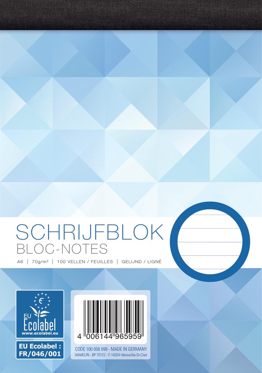 Work work 5 bloc-notes work ligné a6 100 feuilles