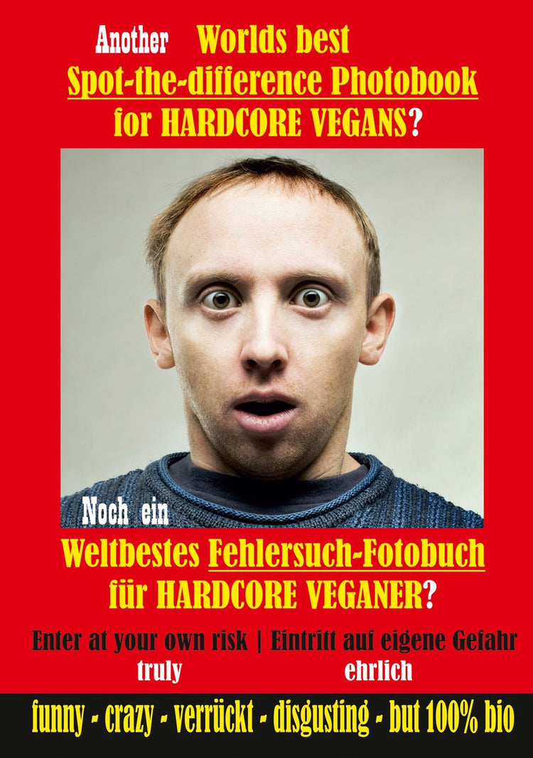 Crazy spot-the-difference fehlersuchbuch 3 - un autre meilleur livre photo au monde pour trouver les différences pour les végétaliens inconditionnels