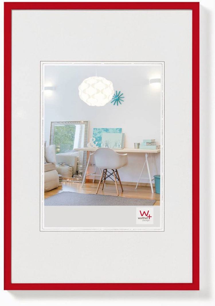 Walther new lifestyle - cadre en plastique - format photo 30x45 cm - rouge