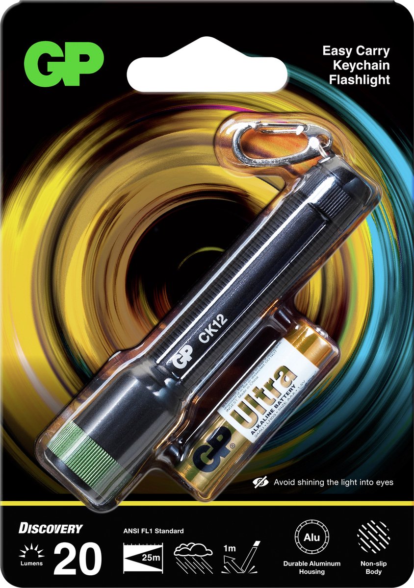 Lampe de poche porte-clés GP LED 20lm