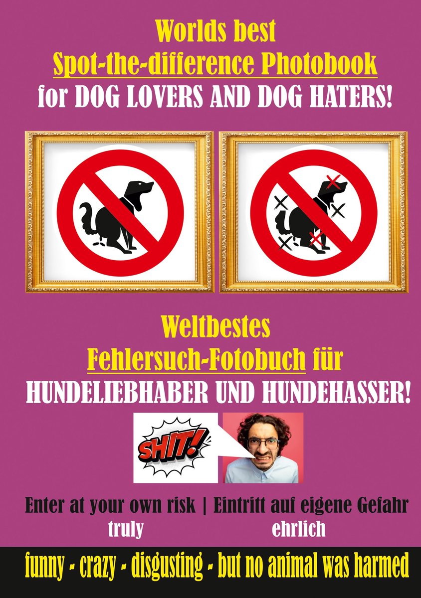 Trouvez la différence folle fehlersuchbuch 1 - les meilleurs chiens du monde fehlersuch-fotobuch pour les chiens et les chiens !