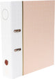 Ancor classeur unique a4 2r 8cm points rose - an-121810-c
