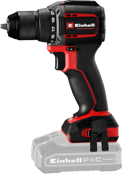 Perceuse-visseuse sans fil professionnelle Einhell TP-CD 18 70-c li bl solo - power x-change - 18 v li-ion - modèle compact - 70 nm - 0-450 0-2 000 tr/min - moteur brushless - excl. batterie et chargeur