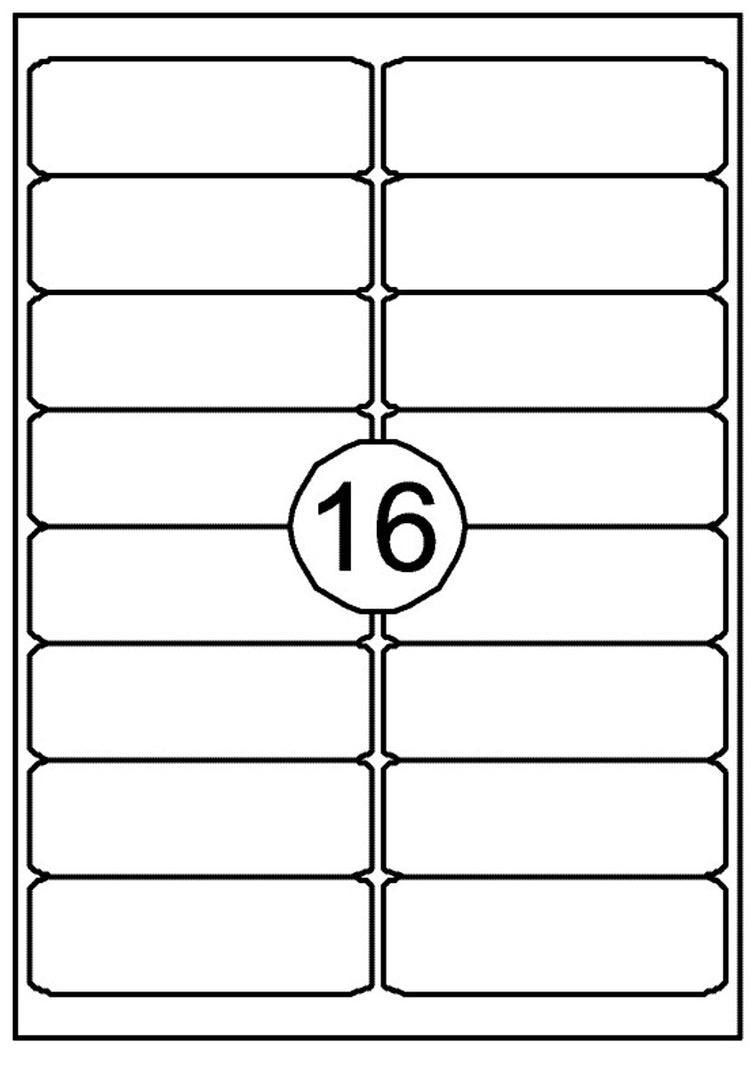 Étiquettes d'imprimante sans marque sans marque 99,1 mm x 33,9 mm