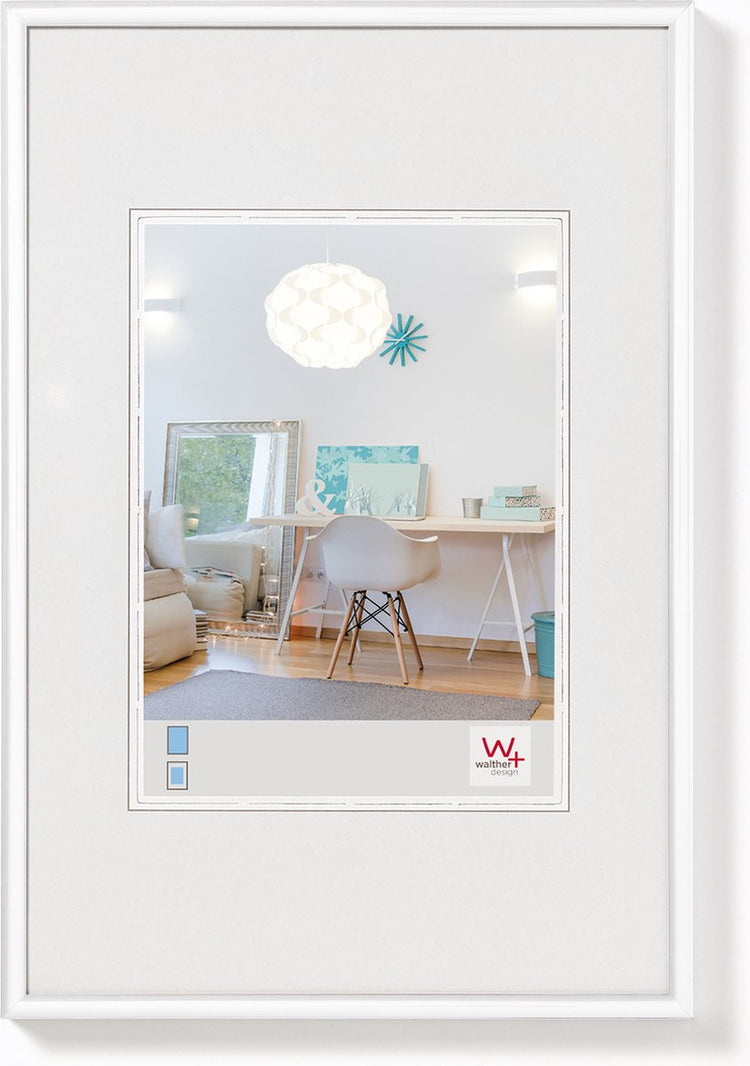 Walther new lifestyle - cadre en plastique - format photo 60x90 cm - blanc