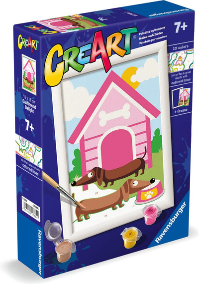 Ravensburger Creart peinture sur numéro Hund Mit Hundehutte (graphique)