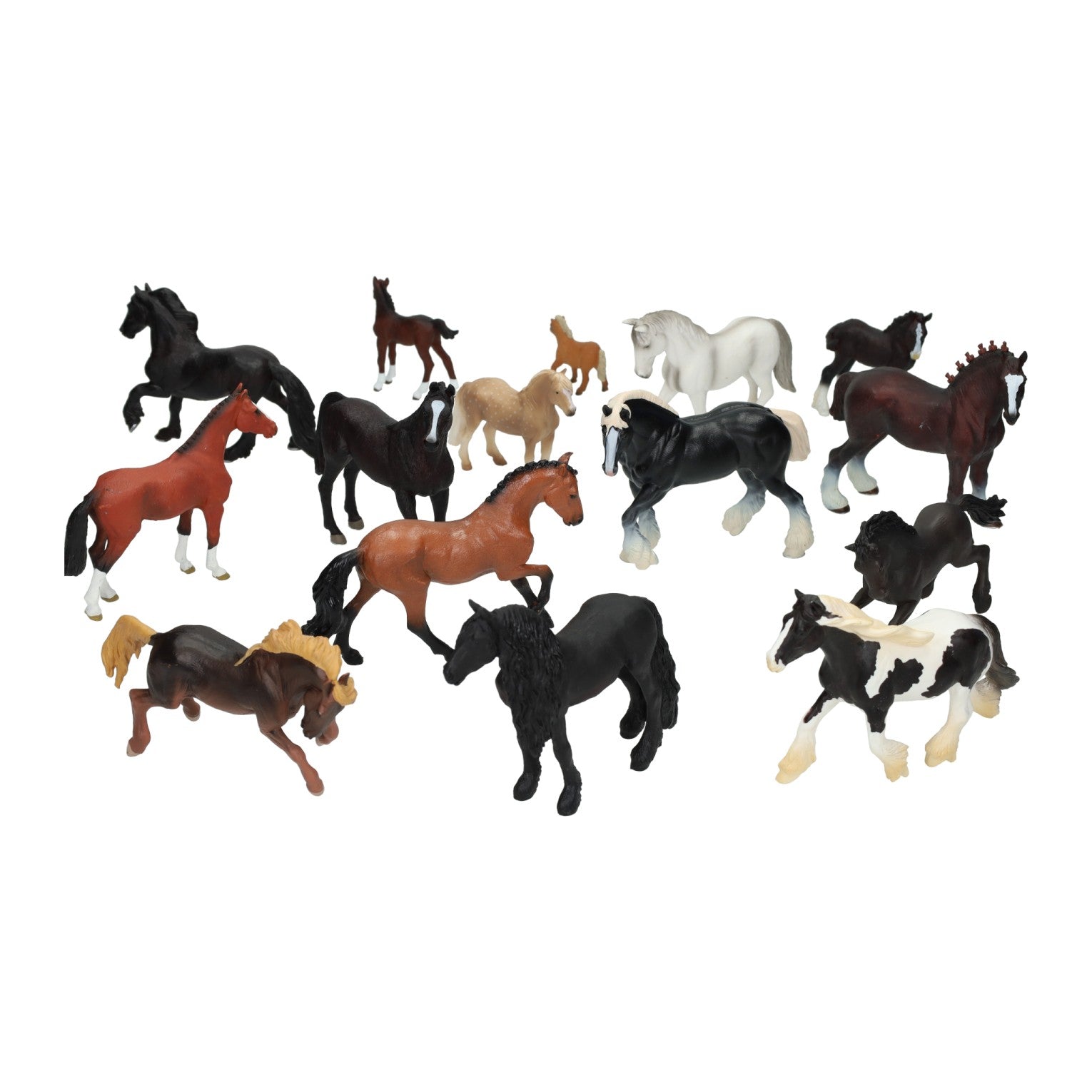 Forfait scolaire chevaux et poulains Mojo, 15 pcs.