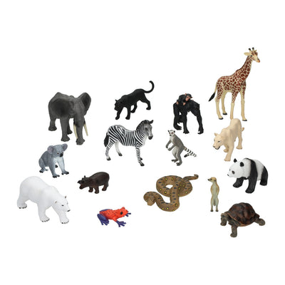 Paquet scolaire d'animaux sauvages Mojo, 15 pcs.