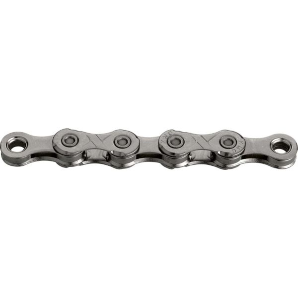 Chaîne de vélo KMC X10, 1 2x11 128, 114 maillons, grise