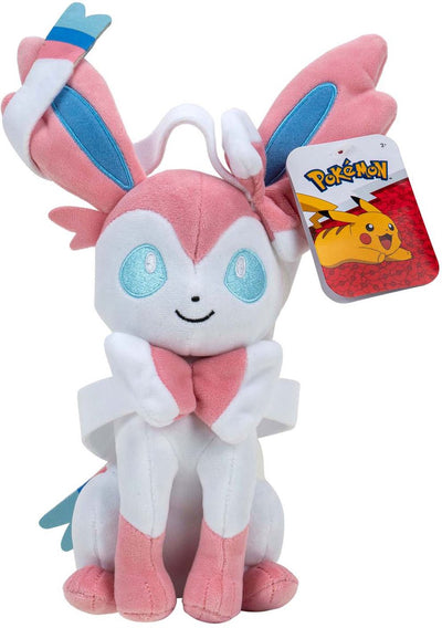 Jazwares peluche pokémon peluche sylveon - 20cm