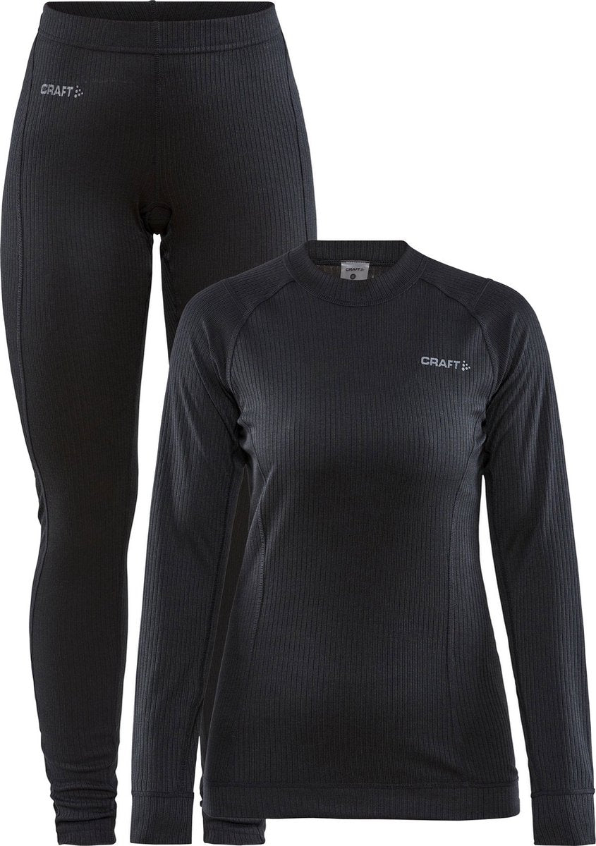 Craft core dry baselayer thermodurci femme - noir - taille m