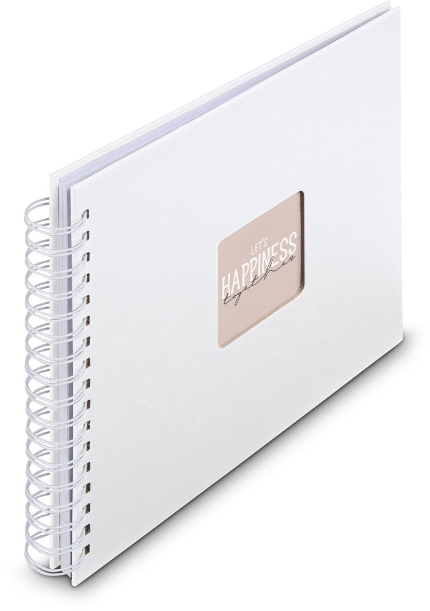 Hama album photo spirale - fine art - 28x24 - 50 pages - blanc