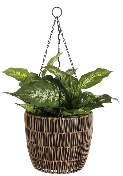 Mica decorations plante artificielle dieffenbachia - vert - 40 cm - en pot - fausse plante - plante d'intérieur