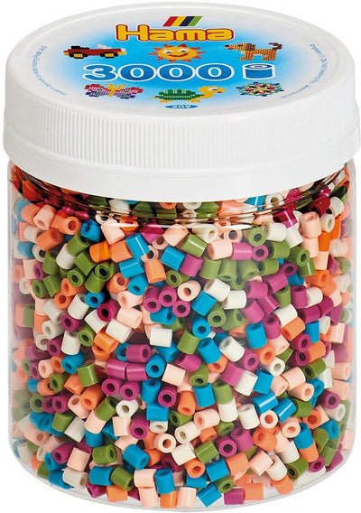 Perles de fer Hama dans le mélange de couleurs (58), 3000st.