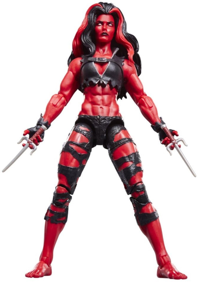 Hasbro figurine Hulk Marvel Legends figurine rouge She-Hulk 15 cm