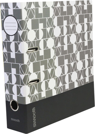Ancor dossier lisse a4 2r 8cm gris noir - an-113174-c