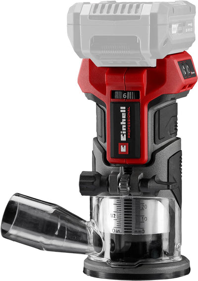 Fraise de chant professionnelle sans fil Einhell tp-et 18 li bl solo - power x-change - 18 v li-ion - pince 6 et 8 mm - moteur brushless - excl. batterie et chargeur